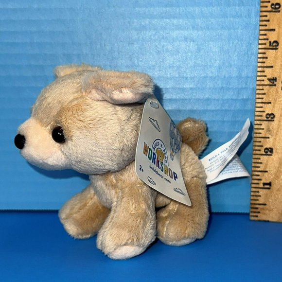 Build A Bear Promise Pets Baby Mini Puppy Dog Tan Chihuahua 5" Plush w/ Tag 2020 - Picture 3 of 10